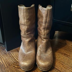 Ugg Leather clog boots